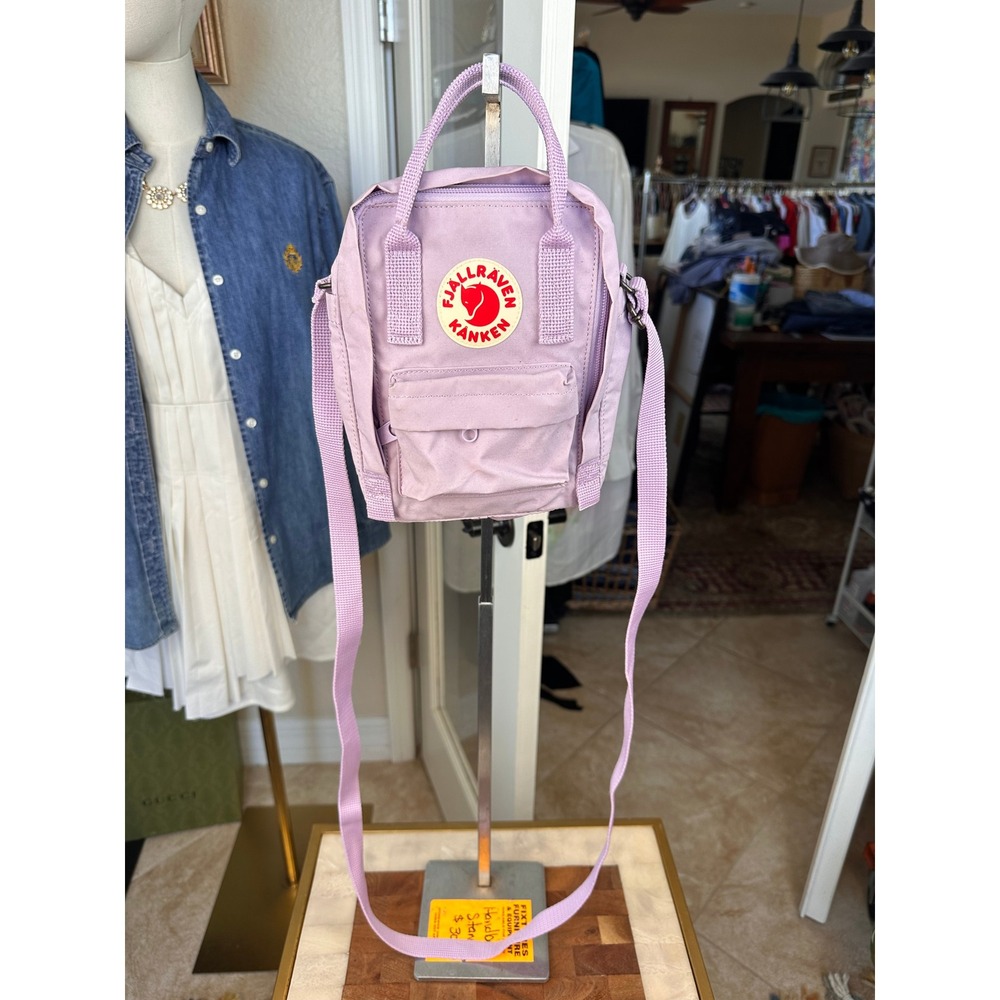 Fjallraven Kanken Sling Bag NWT OS Lavender Crossbody Mini Backpack Shoulder Bag - Picture 4 of 11